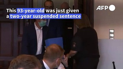 Ex-Nazi camp guard, 93, gets two-year suspended sentence