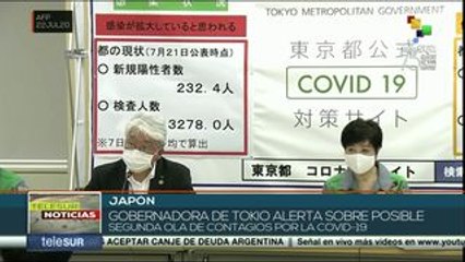Gobernadora de Tokyo alerta sobre posible segunda ola de COVID-19