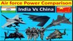 Indian Air Force vs Chinese Air Force 2020 in Hindi | India and China Air Force Comparison in Hindi