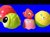 Disney Finding Nemo Stacking Cups Surprise Eggs- Disney Frozen Toys 2 Chupa Chups Masha Bear Fashems