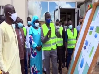 RTB - Visite du ministre de la santé et ses collaborateurs à la centrale d’achat de médicaments essentiels générique (CAMEG)