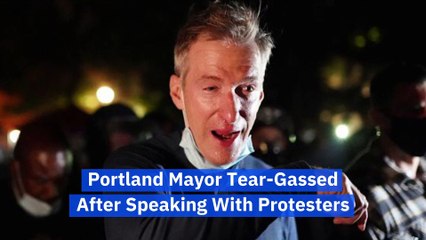 Portland Mayor Tear-Gassed After Speaking With Protesters