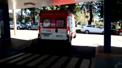 Após queda de altura, homem é levado ao HUOP