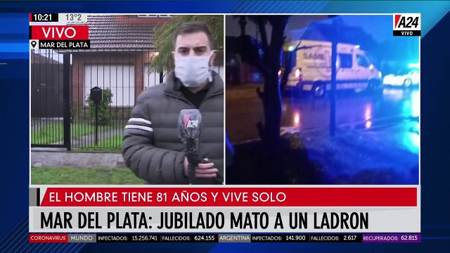 Mar del Plata: otro jubilado mato a un ladrón cuando quisieron robarle