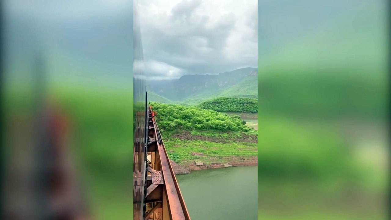 ¡Imponente! Así se ven los paisajes de la sierra desde El Chepe