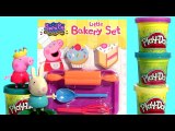 Play-Doh Peppa Pig Bakery Set with Rebecca Rabbit Make PlayDough Cake Cupcake by DisneyCollector
