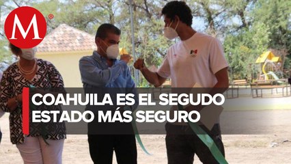 Miguel Riquelme entrega obras recreativas en Múzquiz y Sabinas en Coahuila