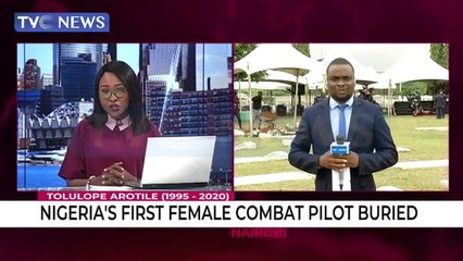 Nigeria's First Female Combat pilot laid to rest