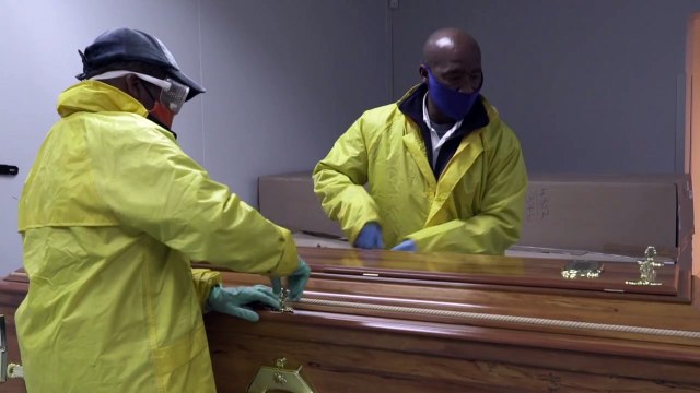 South African funeral parlours under pressure as COVID-19 surges