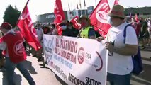 Spaniens Airbus-Belegschaft protestiert gegen Job-Abbau