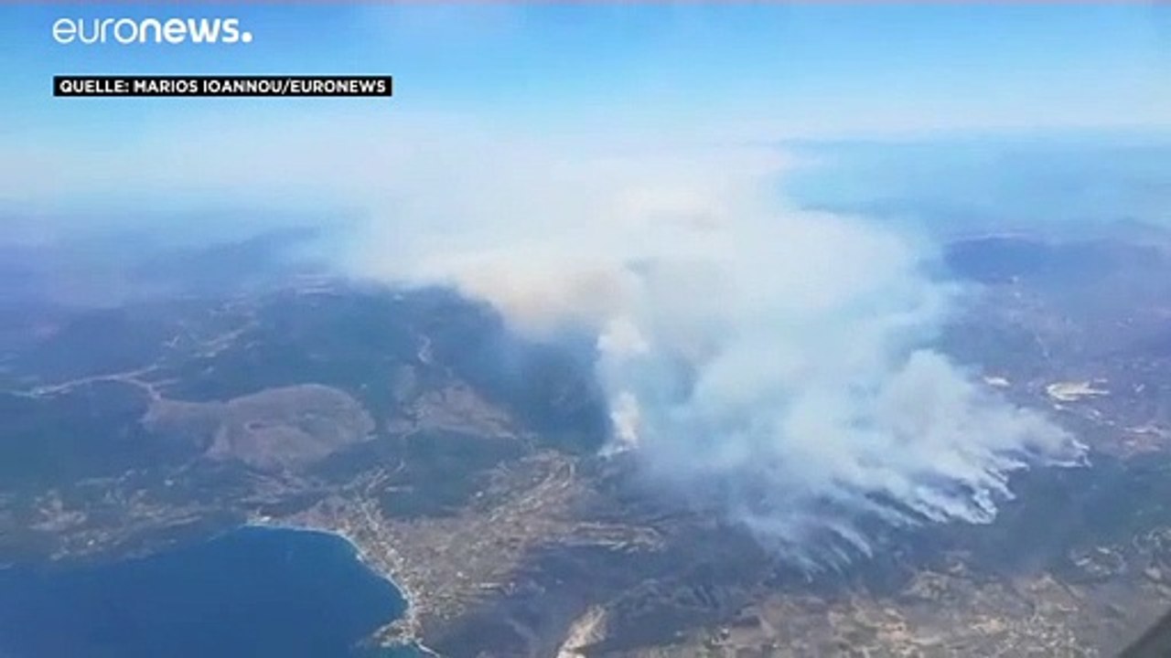 Die Peloponnes brennt: Keine Entwarnung in Sicht