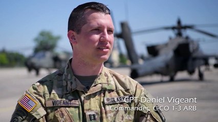 Amazing Spectacle! • 18 U.S Apache Attack Helicopters • Fly Over Germany