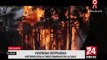 Pucallpa: incendio de grandes proporciones deja a varias familias sin hogar