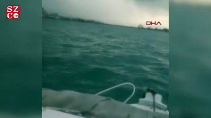 Ordu'da denizde hortum oluştu