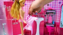 Barbie Rapunzel Mermaid Ariel doll Shower Morning New Dress