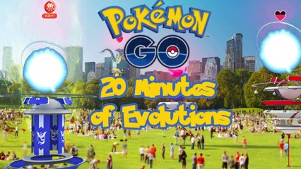 Pokemon Go ☼ 20 Minutes of Evolutions!