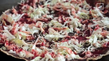 Auténticas Tlayudas Oaxaqueñas en esta calle del Centro Histórico
