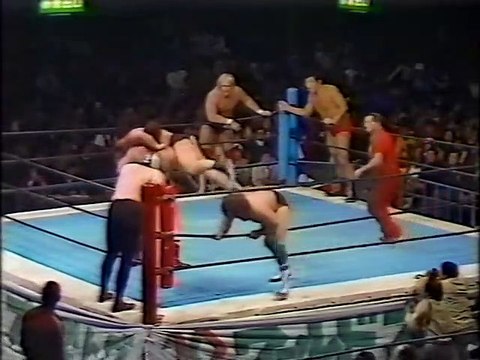 Hulk Hogan, Seiji Sakaguchi & Tatsumi Fujinami VS Masked Superstar, Adrian Adonis & Dino Bravo 6/12/1982