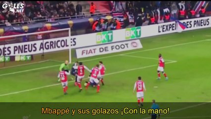 Mbappé y sus golazos ¡Con la mano!