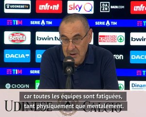 35e j. - Sarri : “Nous aurions dû garder le contrôle”