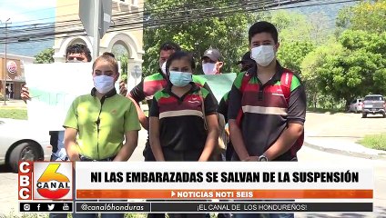 Ni las embarazadas se salvan de la suspensión