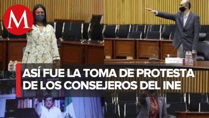 Rinden protesta 4 nuevos consejeros del INE