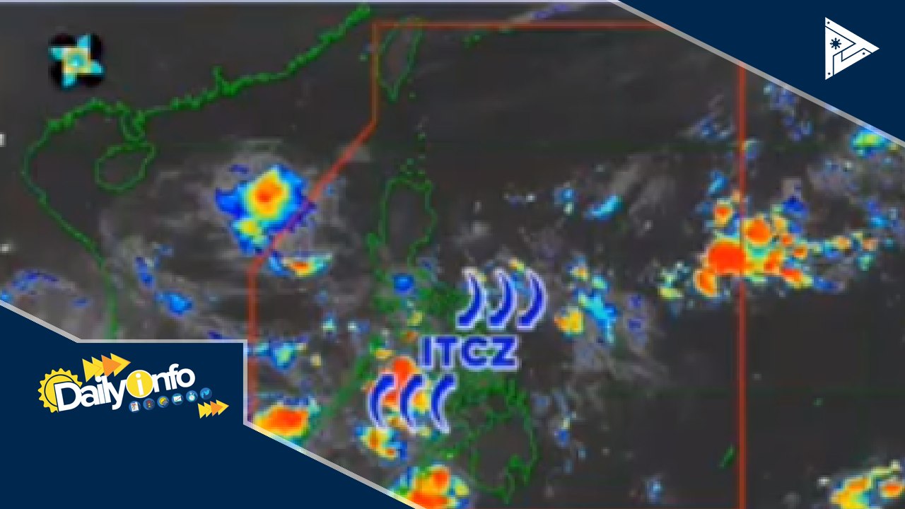 PTV INFO WEATHER | ITCZ, patuloy na nakakaapekto sa Palawan, Visayas, at Mindanao