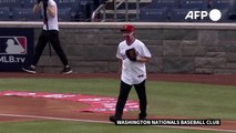 Fauci throws ceremonial first pitch on baseball's opening day