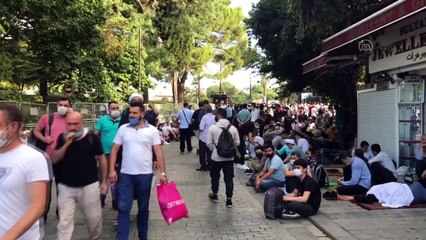 Güvenlik noktalarında vatandaş yoğunluğu - İSTANBUL