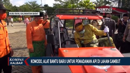 Kubu Raya Datangkan Mobil Komodo untuk Bantu Padamkan Karhutla