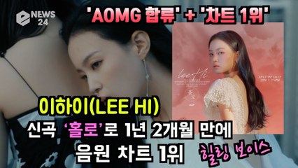 이하이(LEEHI), 신곡 ‘홀로’로 1년 2개월 만에 음원 차트 1위