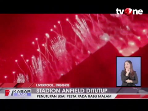 Usai Rayakan Kemenangan Liverpool, Stadion Anfield Ditutup