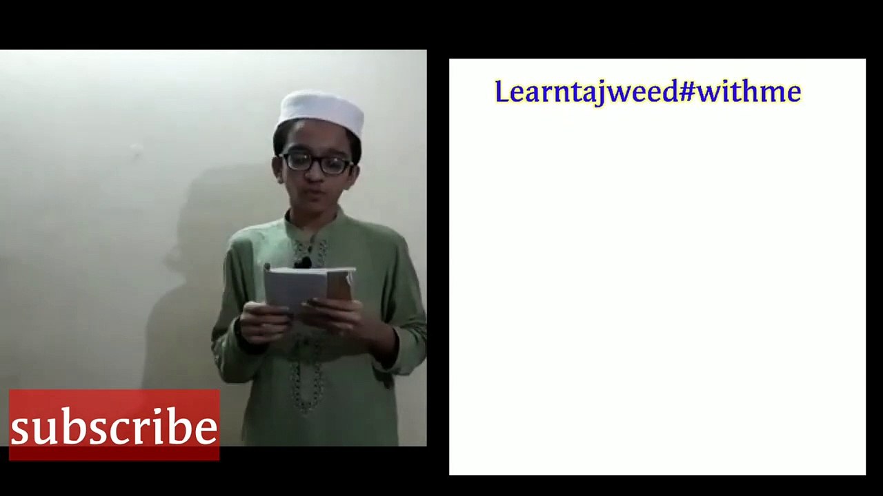 Tajweed series -- makharij -- مخارج--Learn tajeeed #withme