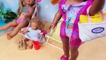 Baby Dolls Dress up Swimsuits for Beach Day Play!