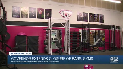 Governor extends closure of bars, gyms and more