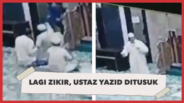 Lagi Zikir Ustaz Yazid Ditusuk 2 Kali, Pisaunya Bengkok