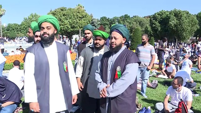 Ayasofya-i Kebir Cami-i Şerifi ibadete açılıyor - ABD'den gelen grup - İSTANBUL