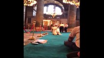 Ayasofya Cami-i Şerifi’nde Ali Erbaş'tan Kuran Kur’an-ı Kerim tilaveti