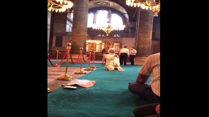 Ayasofya Cami-i Şerifi’nde Ali Erbaş'tan Kuran Kur’an-ı Kerim tilaveti