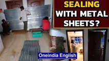 BBMP seals flats with metal sheets, sparks anger | Oneindia News