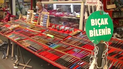 Bıçakçıların Kurban Bayramı mesaisi devam ediyor