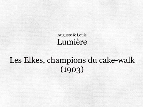 Les Elkes, champions du cake-walk (Los Elkes, campeones de cake-walk) [1896]