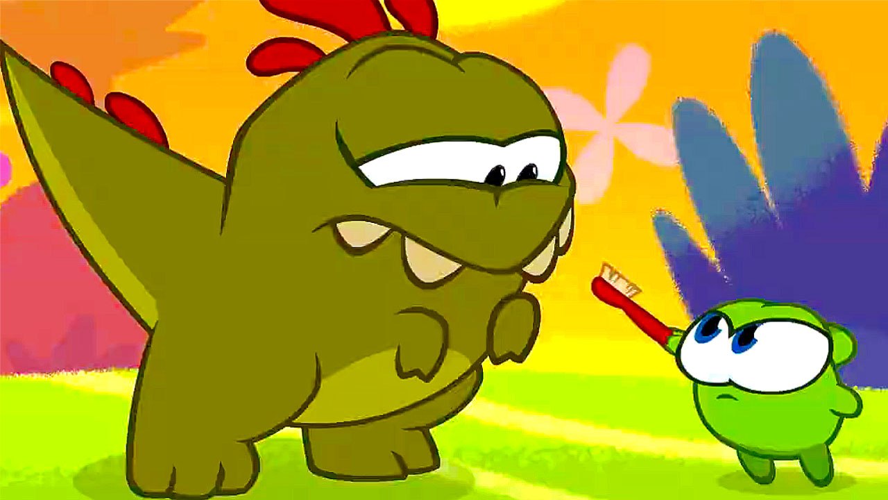 Om Nom Stories: Nibble Nom - Stinkysaurus Nom - Funny cartoons for kids