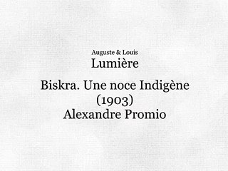 Biskra, une noce indigène (Biskra, una boda indígena) [1903]