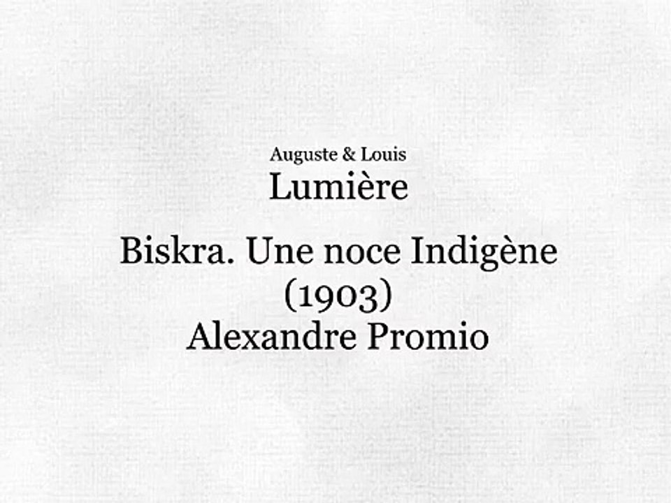 Biskra, une noce indigène (Biskra, una boda indígena) [1903]