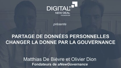 Partage des données personnelles - changer la donne par la gouvernance