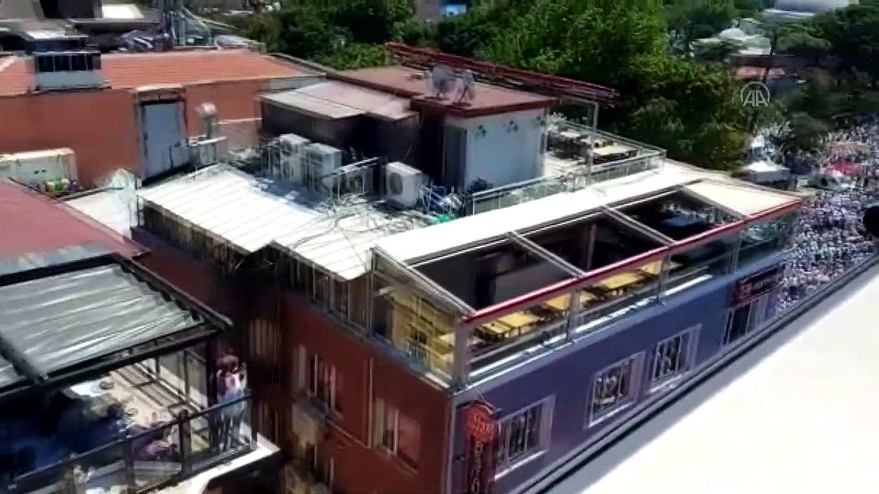 Ayasofya-i Kebir Camii'nin açılışında Sultanahmet Meydanı ve sokaklar doldu - İSTANBUL