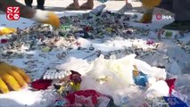 Antalya Büyükşehir Belediyesi, Konyaaltı sahilinde temizlik yaptı