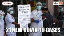 Covid-19- 21 new cases detected in Malaysia