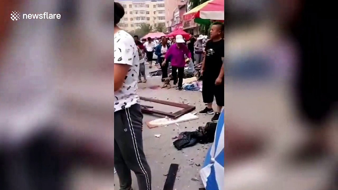 Gas tank explosion at dumpling shop in northern China injures 12